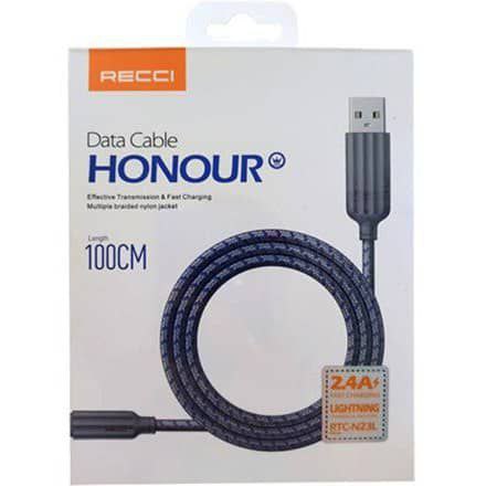 کابل تبدیل USB-A به لایتنینگ از برند Recci