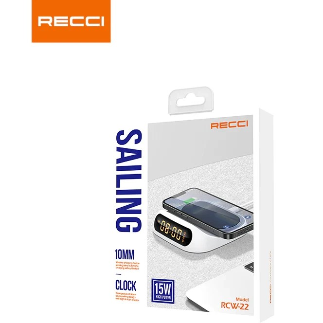 شارژر بی سیم 15w رومیزی برند Recci