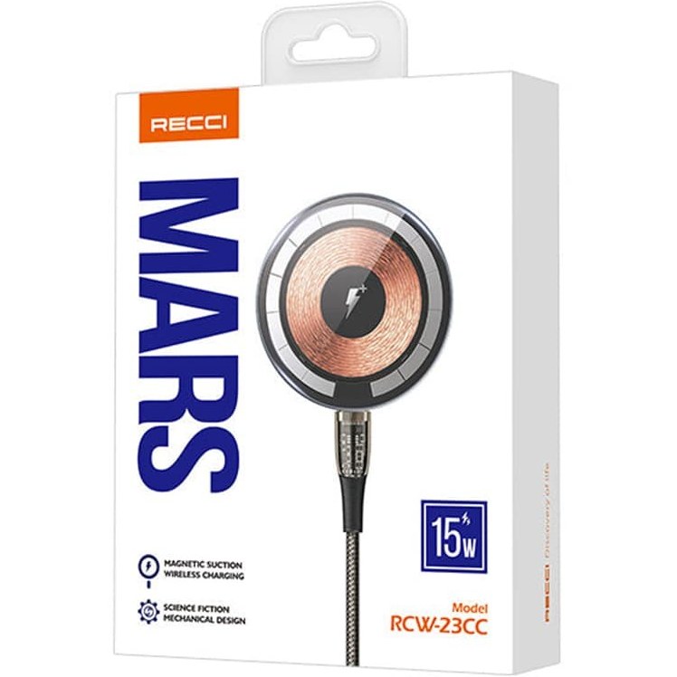 شارژر وایرلس 15W مارس برند Recci